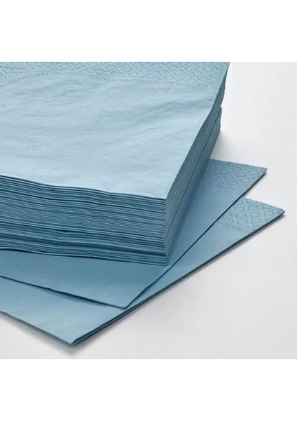 Ikea Fantastısk Peçete, Gri-Mavi, 40X40 Cm, 50 Adet