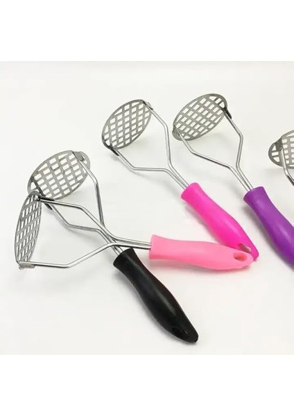 Patates Ezici, Paslanmak Çelik, Plastik Sap, Farklı Renklerde (Mor) fiyatları