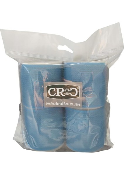 1208 Cırtlı Sünger Bigudi Mavi 4lü Çap 6cm Yapışkanlı Saç Bigudisi fiyatları