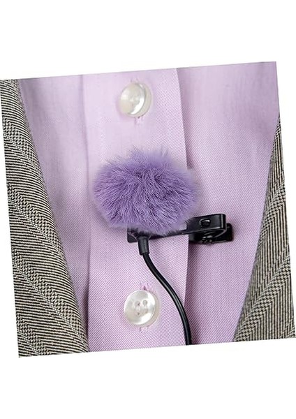 3 Adet Yaka Mikrofonu Rüzgarlığı: 0,5-1,2 cm Kablosuz Yaka Mikrofonları Için Minyatür Tüylü - Düğün Videografçıları ve Haber Muhabirleri Için Rüzgarlık indirimleri