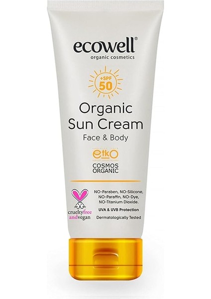 Organik Güneş Kremi 50 Spf