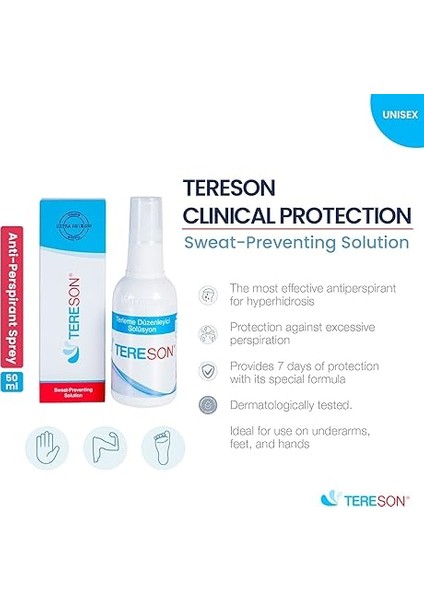 El,ayak, Koltuk Altı Terleme Önleyici ve Ter Kokusuna Karşı Koruma Antiperspirant Sprey 50 ml fiyatları