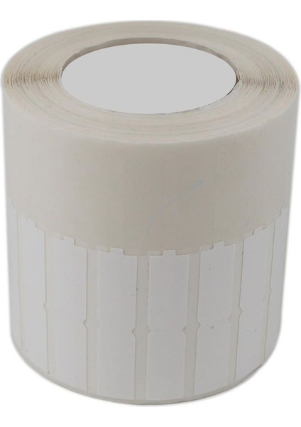 Etiket Boş Yapışkanlı Kuyumcu Yüzük Şeffaf Uçlu Barkod Etiketi 72MM x 10MM fiyatları