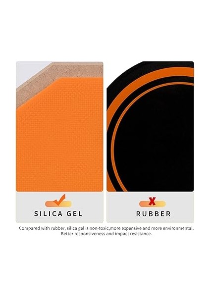 Uygulama Pedi Seti 12 "silika Jel Pedleri Davul Yetişkin Çocuklar Için Trampet Standı, Çift Taraflı, Bagetler, Çanta fiyatları