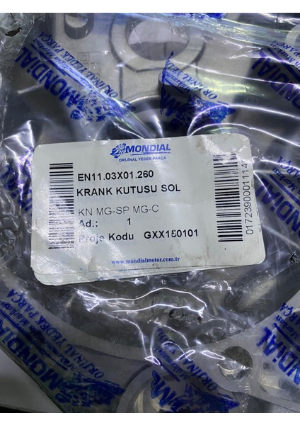 Mondial 150 Kn Krank Kutusu Sol (Karter) Orjinal