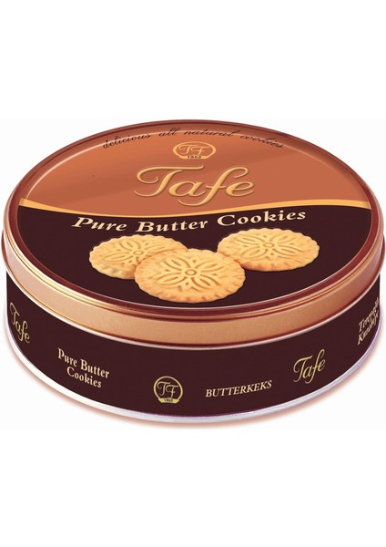 Tafe Tereyağlı Kurabiye Teneke Kutu 320 gr modelleri