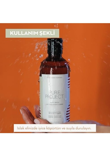 Pure Project - Ylang Ylang Duş Jeli 400ML. Sülfatsız, Parfümsüz, Alkolsüz, Hassas Ciltler Için Uygun. Çiçeksi Koku.
