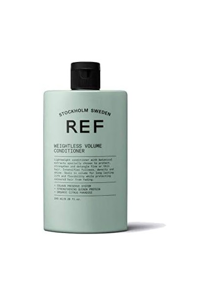 Reference Of Sweden Ref Stockholm-Ref Weıghtless Volume Condıtıoner 245 ml Tüm Saç Tipleri Için Hacimlendirici Bakım Kremi fiyatları