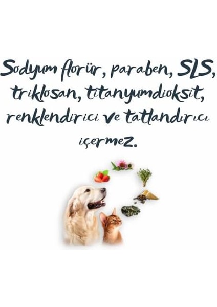 %100 Doğal Aktif Bileşenli Vetugen Kedi ve Köpek Diş Macunu
