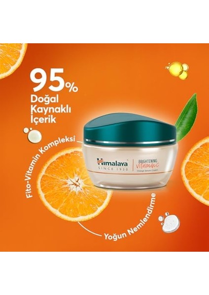 Himalaya Since 1930 Vitamin C Parlaklık Veren Ton Eşitleyici Portakal Özlü Serum Içerikli Nemlendirici 50 Ml, C Vitamini fiyatları