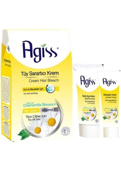 Agiss Tüy Sarartıcı Krem 70 gr + 35 gr fiyatları