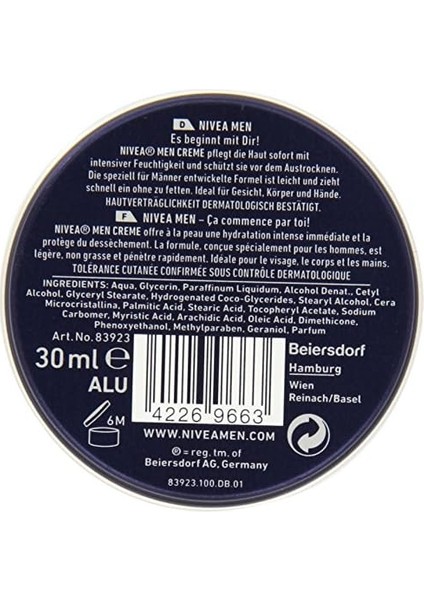 Nivea Men Erkek Krem 30 ml modelleri