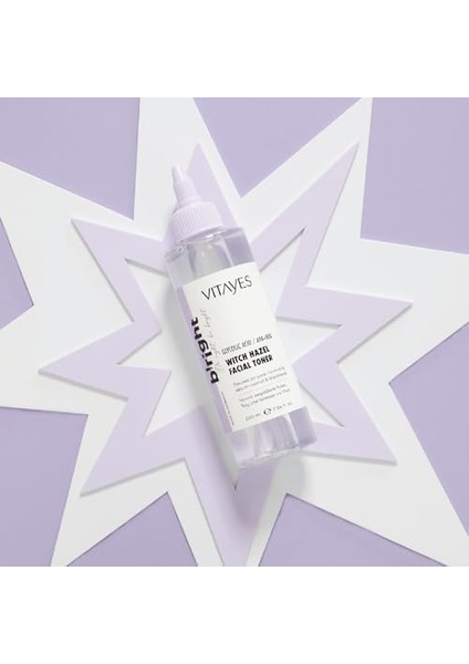 Vıtayes Cadı Fındığı Yüz Toniği Aha-Bha, Glikolik Asit Gözenek Sıkılaştırıcı Akne Karşıtı Canlandırıcı Tonik