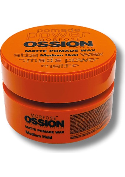 Ossion Medium Hold Pomade Krem Mat Wax 100 ml modelleri