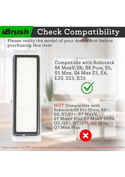 Roborock S5 Max ile Uyumlu 2li Hepa Filtre Roborock S5 Max S50 S6 S6 Maxv Pure ile Uyumlu 2 Adet Hepa Filtre fiyatları