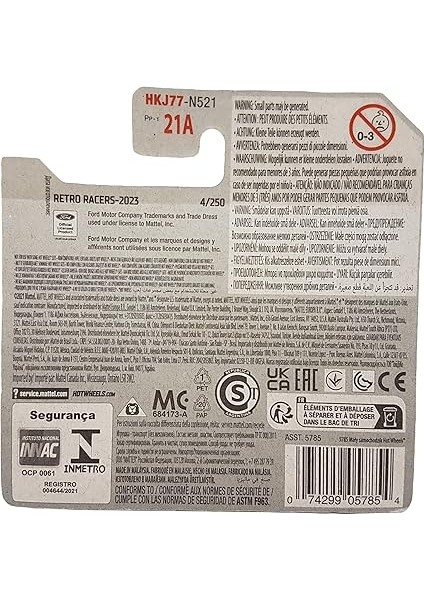 Wheels - Ford RS2000 - Retro Racers 1/10 - HKJ77 - Short Card - Kırmızı - Mattel 2023 modelleri