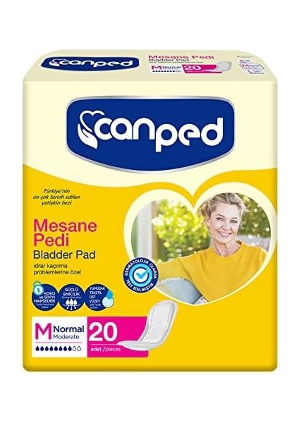 Canped Mesane Pedi Avantaj Paketi Orta Boy Normal 20LI