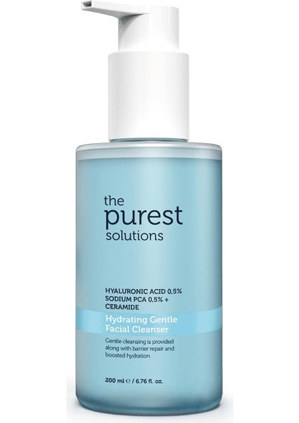 The Purest Solutions Hydrating Gentle Facial Cleanser%0,5 Hyaluronic Acid%0.5 Sodium Pca Ceramide modelleri