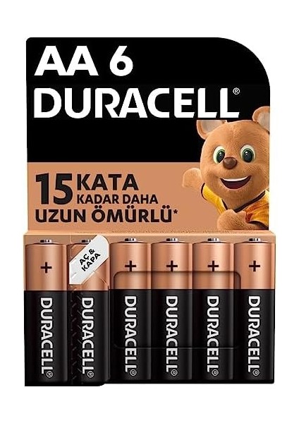 Aa Alkalin Pil (6&apos;lı Paket) 1,5 V LR6/MN1500 fiyatları