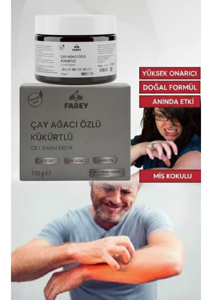 Çay Ağacı Özlü Kükürtlü Krem 100G fiyatları