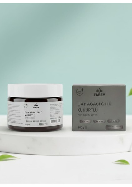 Çay Ağacı Özlü Kükürtlü Krem 100G modelleri