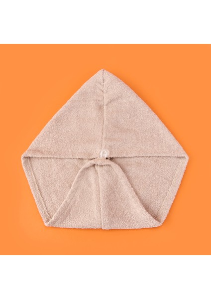 Soft Pamuk Saç Havlusu - Bej - 55X25 cm modelleri