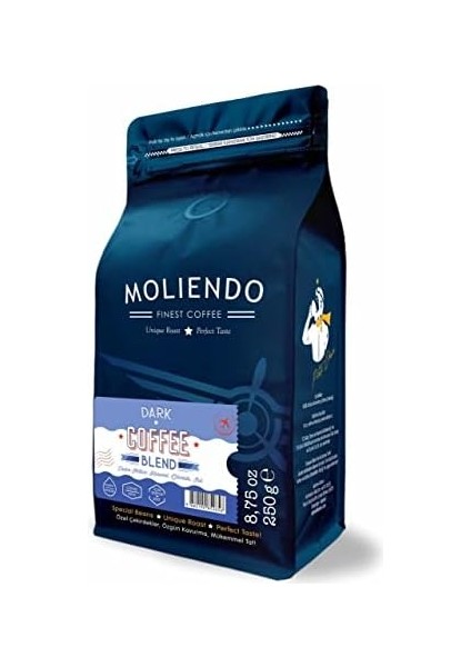 Moliendo Finest Coffee Dark Blend (Çekirdek) 250 G fiyatları