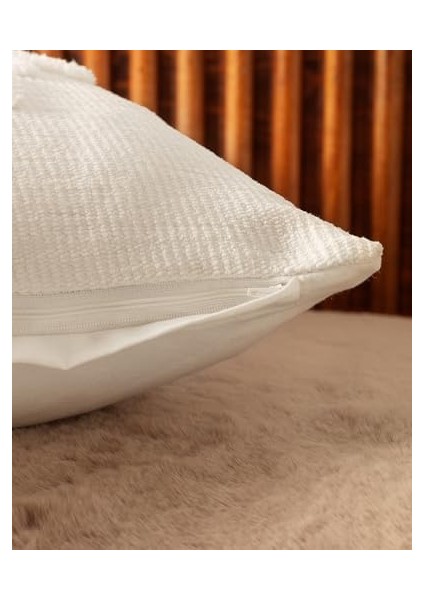 Coco Riquewihr Kırlent Kılıfı - Beyaz - 45X45 cm modelleri