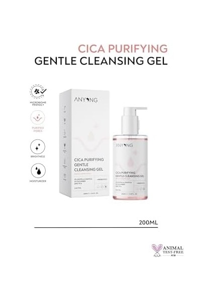 Anyong Arındırıcı Yüz Temizleme Jeli - Karma, Yağlı ve Hassas Sivilce Karşıtı Yüz Yıkama Jeli 200 ml modelleri