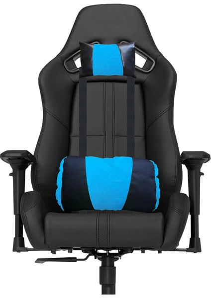 Gamer Yastık Bel Boyun Desteği Set (Ocean)