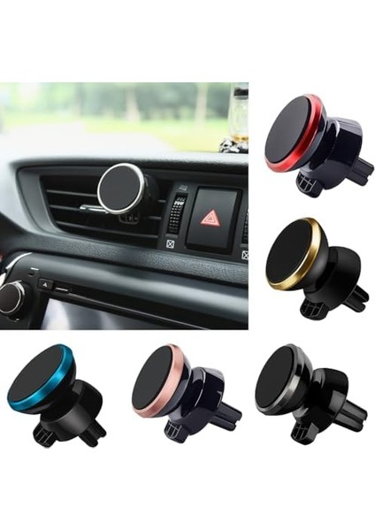 Mta High-Tech Araç Telefon Tutacağı Güçlü Mıknatıs / 360° Dönme/metal Gövde, Manyetik Cep Telefonu Tutacağı, Tüm Telefonlar Için Gösterge Panelinde Yapıştırma, 6 Mıknatıslı Son Teknoloji, fiyatları