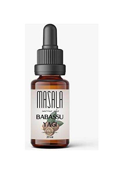 Masala Saf Babassu Yağı 20 Ml. Soğuk Pres (Babassu Carrier Oil) modelleri