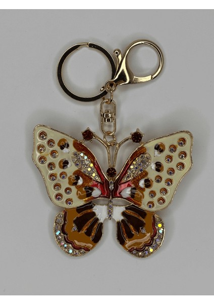 Rengarenk Büyük Kelebek Figürlü Çanta Aksesuarı fiyatları