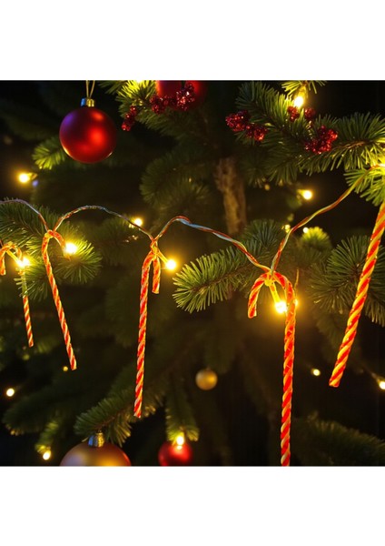 Yılbaşı LED Zincir Işık Baston Şeker 170CM 10 LED AST6008 fiyatları