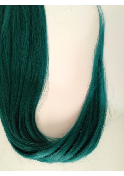 Yeşil Renkli At Kuyruğu Saç Tokası modelleri