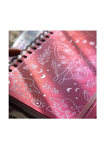 A5 Spiralli Renkli Akademik Ajanda 16 Aylık Motivasyon Sayfalı – Aura Kelebek fiyatları