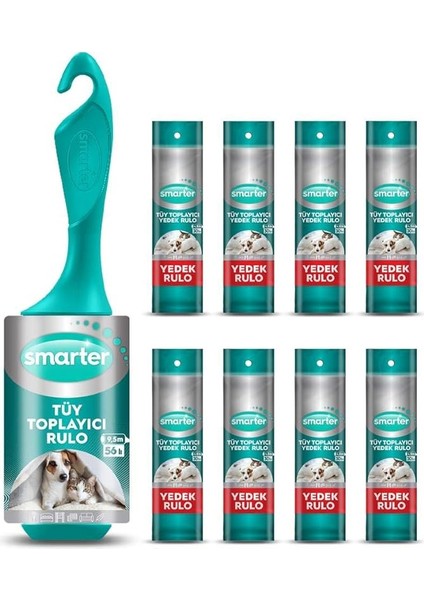 Tüy Toplayıcı Rulo + 8 Yedek Rulo