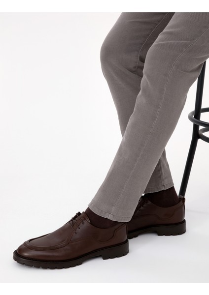 Erkek Kahverengi %100 Deri Casual Ayakkabı 50319294-VR029 fırsatları