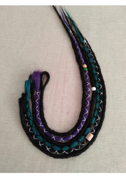 Siyah Renkli Ek Rasta