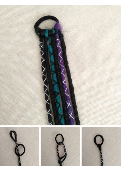 Siyah Renkli Ek Rasta