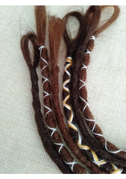 Kumral Renkli Ek Rasta modelleri