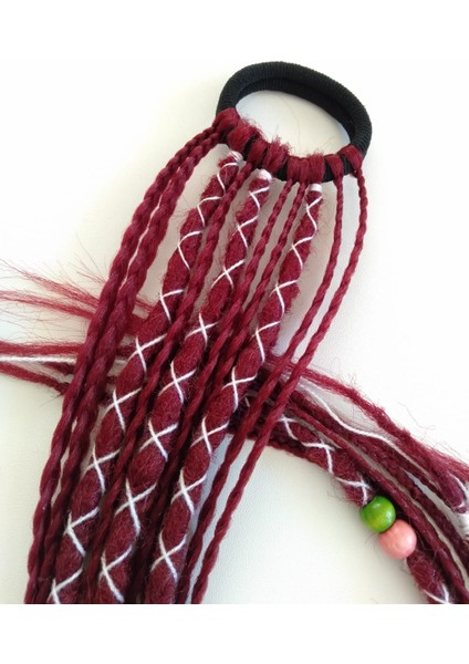 Kızıl Renkli Rasta Örgü Saç Tokası indirimleri