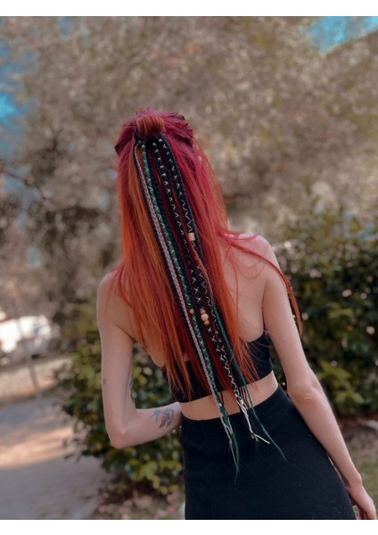 Siyah Renkli Rasta Örgü Saç Tokası fiyatları