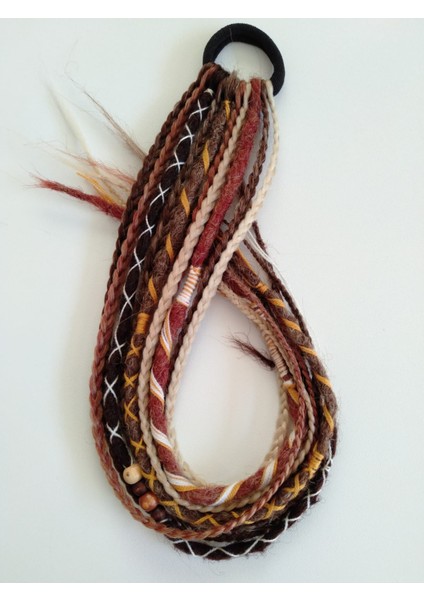 Sonbahar Tasarım Rasta Örgü Saç Tokası