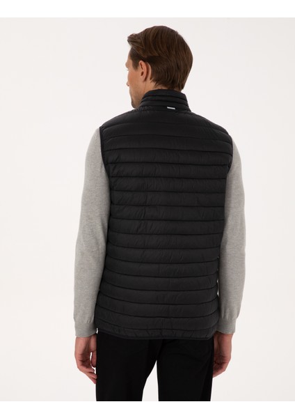 Erkek Siyah Kapitone Yelek 50313897-VR046 indirimleri