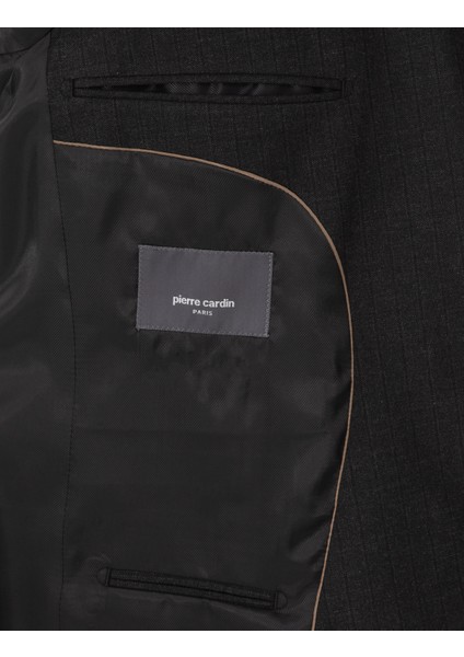 Erkek Antrasit Ex. Slim Fit Takım Elbise 50313111-VR006