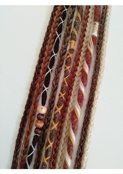 Sonbahar Tasarım Rasta Örgü Saç Tokası modelleri