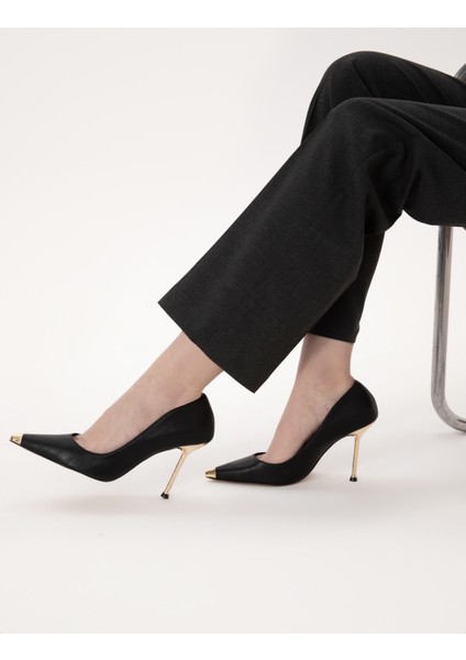 Kadın Siyah Topuklu Ayakkabı 50315595-VR046 modelleri