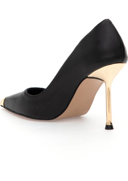 Kadın Siyah Topuklu Ayakkabı 50315595-VR046
