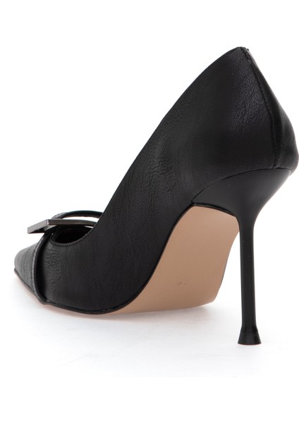 Kadın Siyah Topuklu Ayakkabı 50315603-VR046